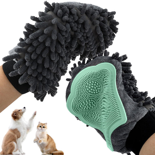 Grooming Gloves for Dogs and Cats